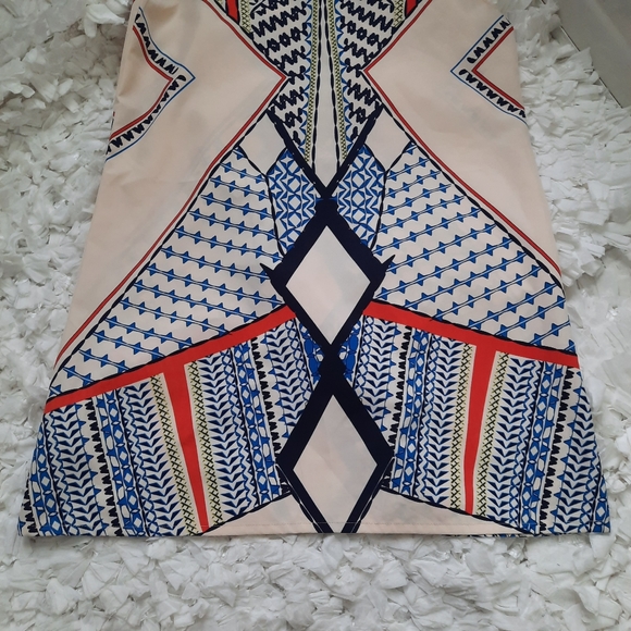 Venus Geometric Print Halter Mini Dress S/M - Picture 9 of 11